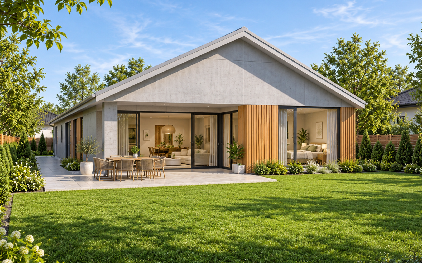Placeholder exploring the relationship between a home, private garden and outdoor area